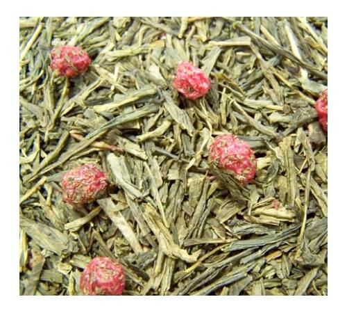 Connivence Green Tea with Berries loose leaf green tea - 100g - Comptoir Fran&ccedil;ais du Th&eacute;