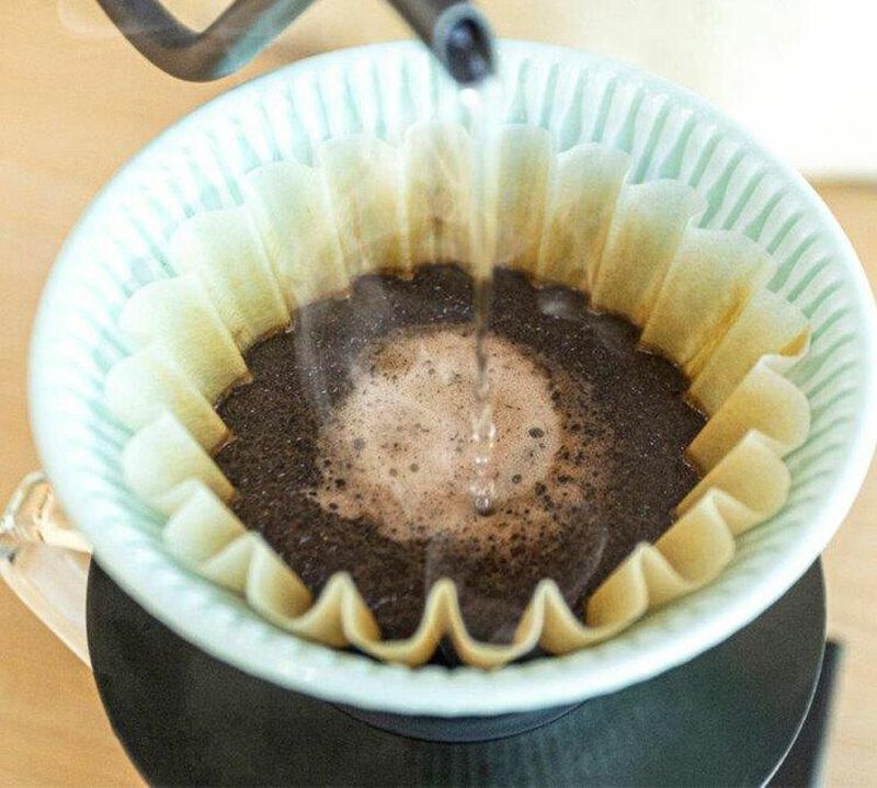 Loveramics Flatbed Coffee Dripper with Holder - Celadon Green - 200ml image number 2