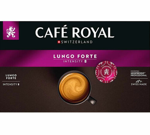 50 Nespresso* Pro Capsules Lungo Forte &ndash; CAFE ROYAL