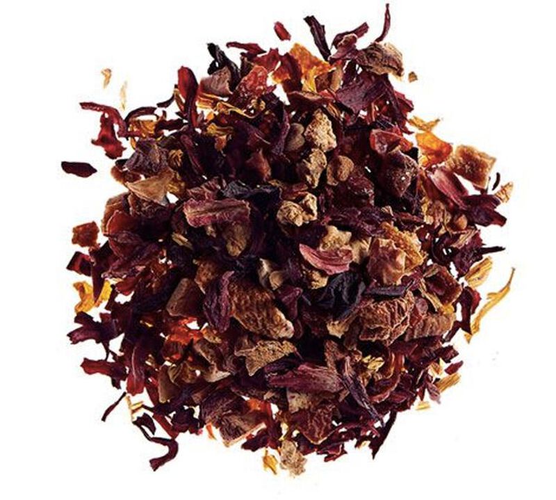 Peach Hibiscus Tea - Comptoir Fran&ccedil;ais du Th&eacute; - 100g Loose Leaf Tea image number 0