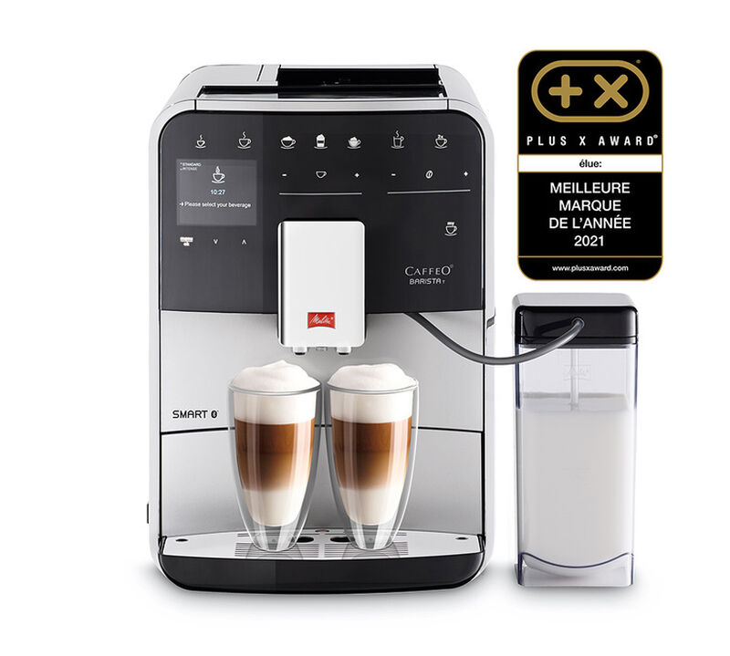 Expresso Broyeur Melitta Barista T Smart Connect&eacute;e Argent/Noir F830-101 image number 3