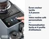 Expresso Broyeur DELONGHI Rivelia FEB 4455.G Gris Galet Latte image number 6