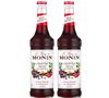 SIROP - MONIN - FRUITS ROUGES EPICES - 2 x 70cl image number 0