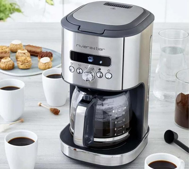 Cafeti&egrave;re filtre programmable BCF570 en inox 1.8L - Riviera&Bar image number 1