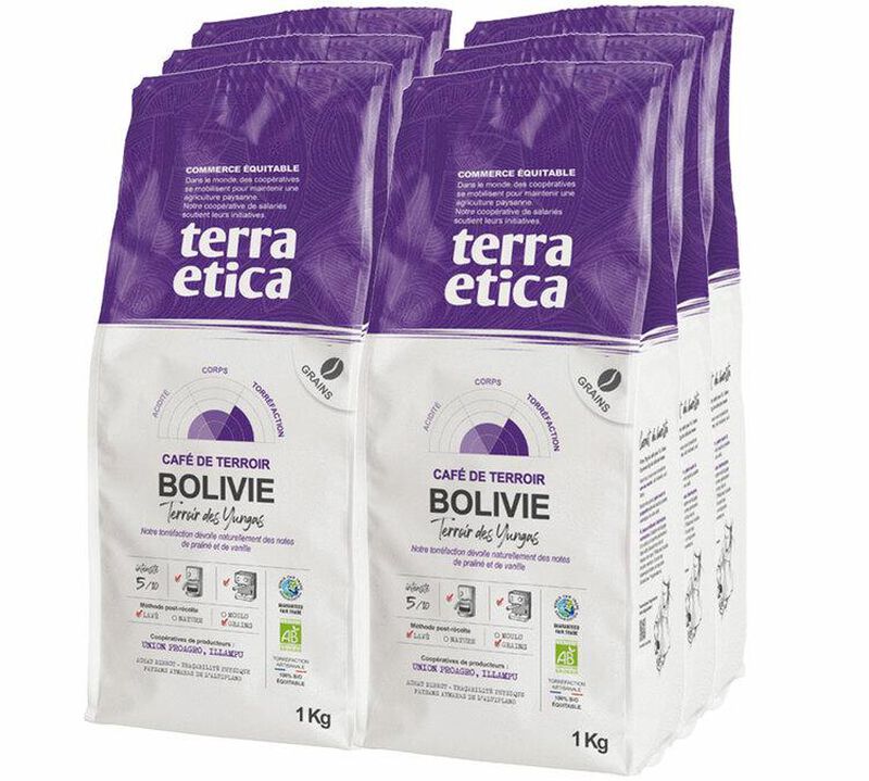 6 kg Caf&eacute; en grain Bio Bolivie - Terra Etica image number 0