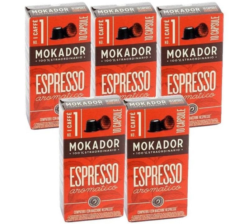 50 capsules compatibles Nespresso* Original Aromatico - MOKADOR CASTELLARI image number 0
