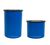 Lot bo&icirc;te de conservation m&eacute;tal bleu klein mat 250 gr et 500 gr - Airscape image