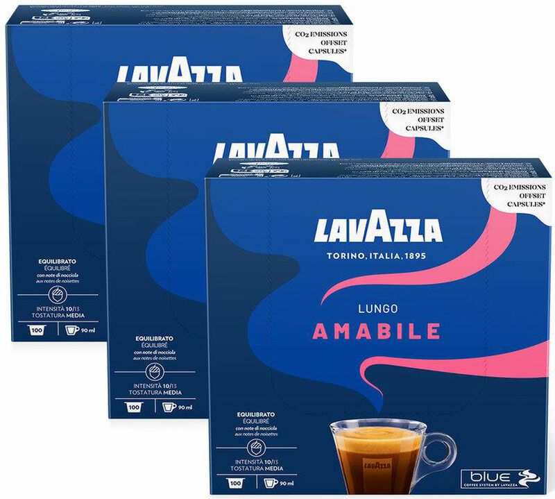 Lavazza Blue Espresso Amabile capsules x 300 Lavazza coffee pods image number 1