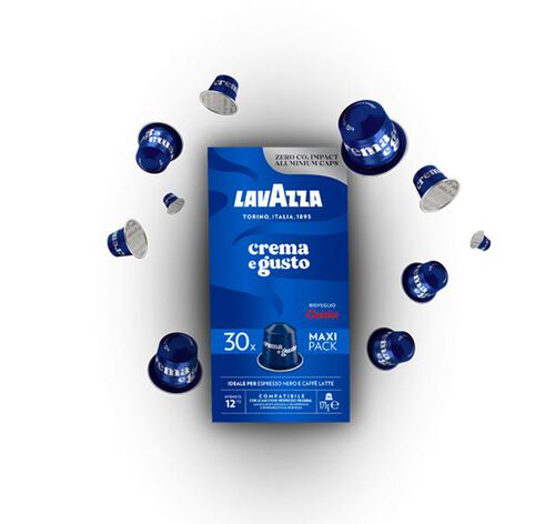 30 capsule compatibili Nespresso* Original Crema & Gusto Classico &ndash; Lavazza