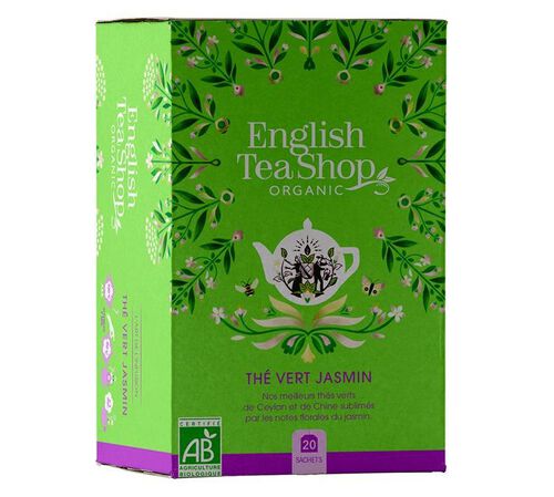 English Tea Shop Organic Jasmine Green Tea x 20 tea bags