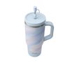 Qwetch Insulated Travel Bottle with Straw - Aura Pastel Blue - 90 cl image number 2
