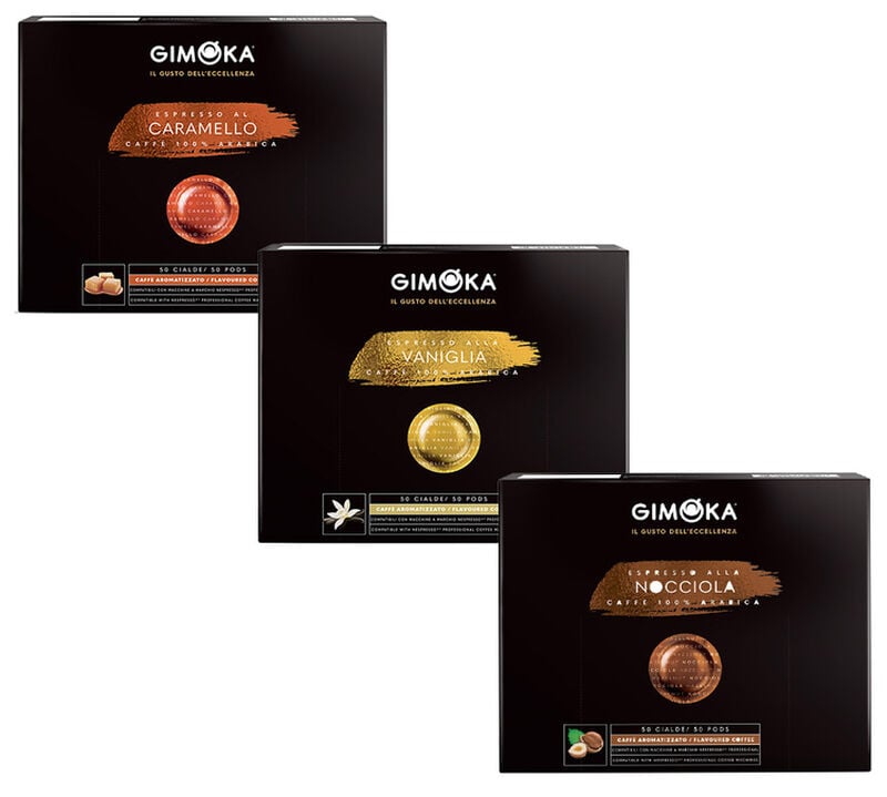 Gimoka - Kennenlernset Gourmet Nespresso* Pro Original-kompatible Kapseln x 150 image number 0