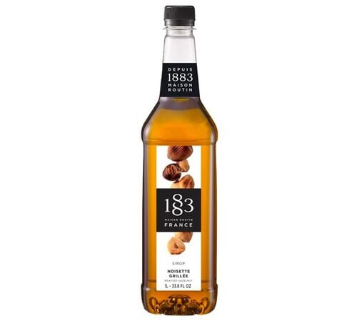 Sirop 1883 Routin Noisette Grill&eacute;e - Bouteille plastique - 1L