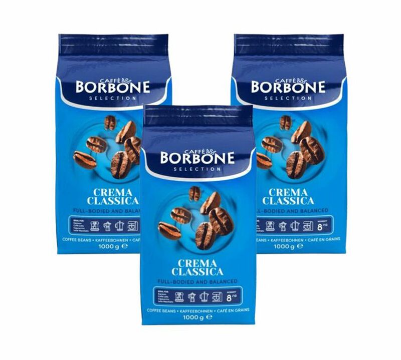 Caffe Borbone Crema Classica Coffee Beans 3 x 1kg image number 0
