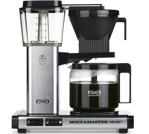 Caffettiera filtro Moccamaster KBG741 Select Alluminio Spazzolato