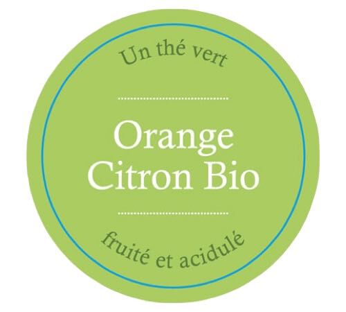 Th&eacute; Vert Orange Citron Bio - 2 x 100 g - COMPTOIR FRAN&Ccedil;AIS DU TH&Eacute; image number 1