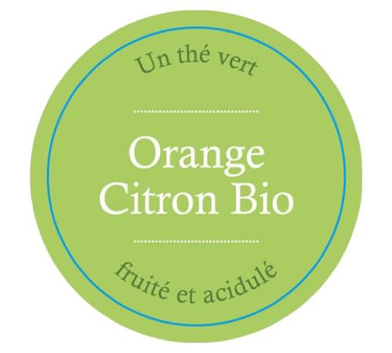 Th&eacute; Vert Orange Citron Bio - 2 x 100 g - COMPTOIR FRAN&Ccedil;AIS DU TH&Eacute; image number 1