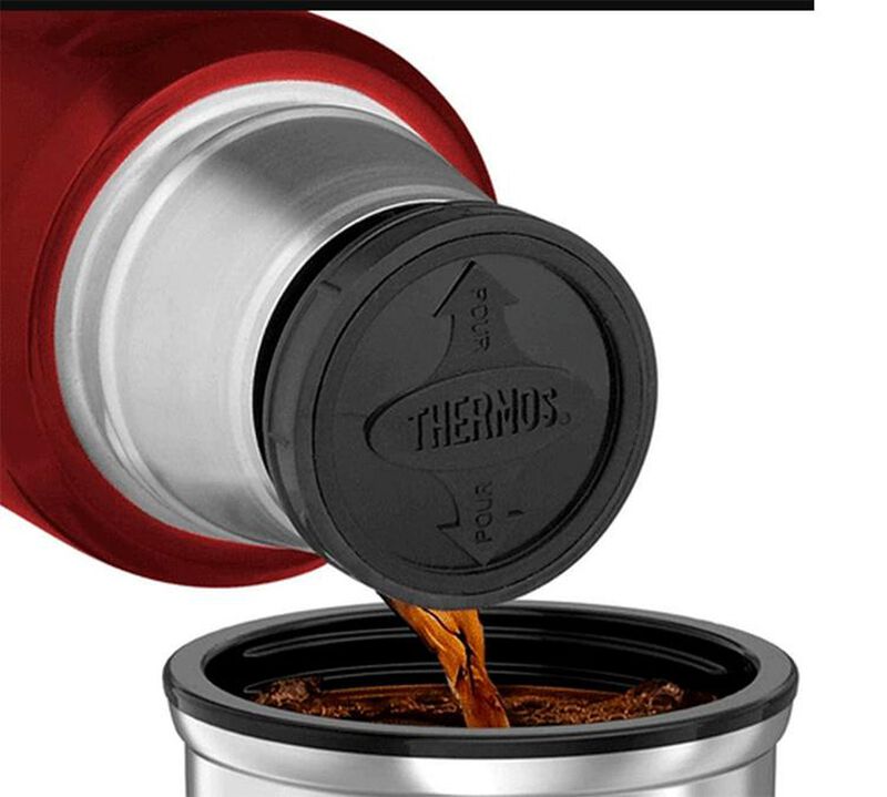 Pack isotherme (Bouteille - Mug - Lunch Box) King Rouge 47 cl - THERMOS image number 1