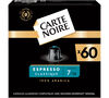60 capsules compatibles Nespresso* Original - Espresso Classique n&deg;7 - CARTE NOIRE image number 0