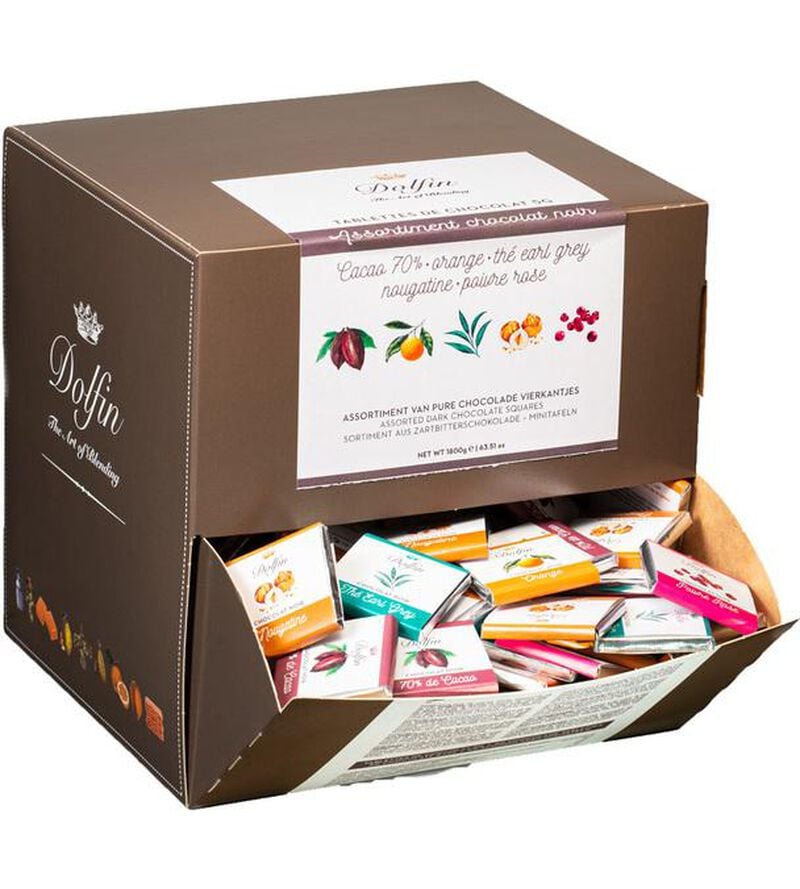 Assortiment de Chocolats Noirs 5 Saveurs - Vrac 1800 g - DOLFIN image number 0