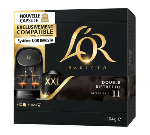 L'Or Barista Double Ristretto x 10 XXL coffee pods