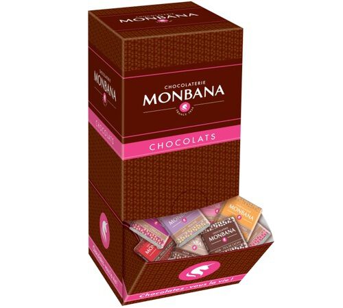 Monbana Dispenser Pure Origin Dark Chocolate Neapolitans x 150 image number 1