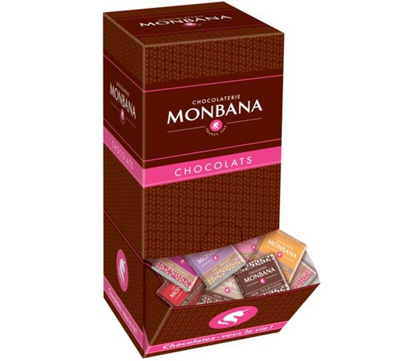 Monbana Dispenser Pure Origin Dark Chocolate Neapolitans x 150 image number 1