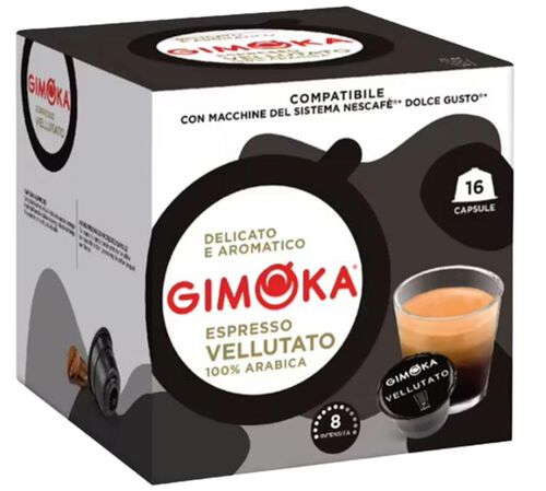 96 capsule compatibili Nescafe* Dolce Gusto* Vellutato &ndash; Gimoka image number 1