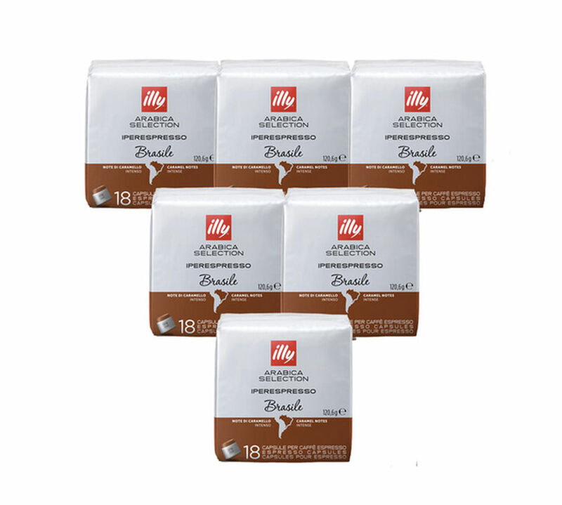 Illy Iperespresso Brasile - 108 coffee capsules image number 0