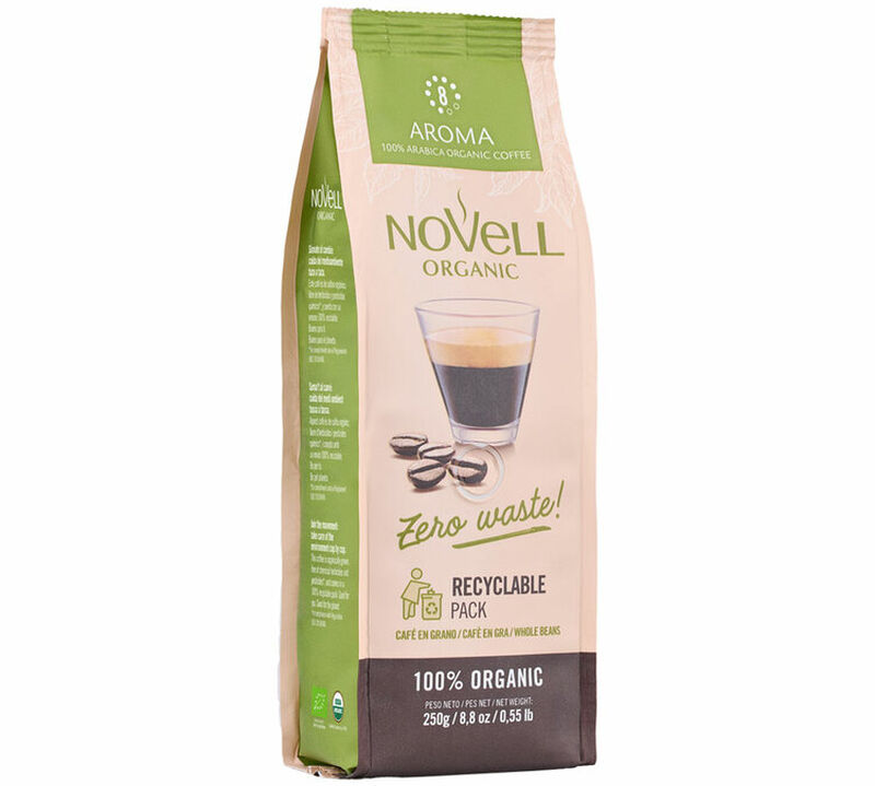 Novell Organic Coffee Beans Pi&ugrave; Aroma - 250g image number 2