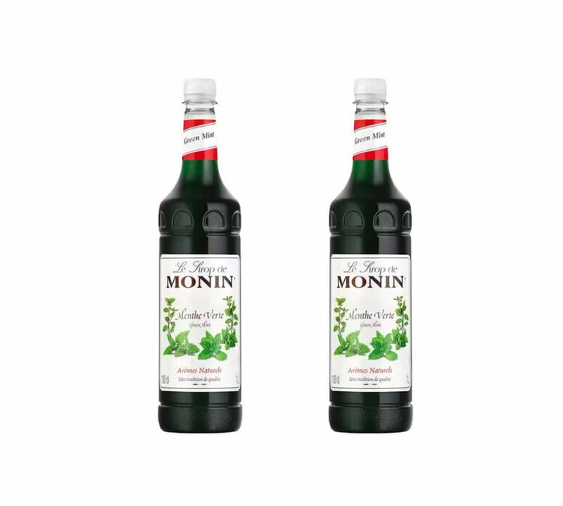 Sirop Monin Menthe - Bouteille plastique - 2 x 1L image number 0