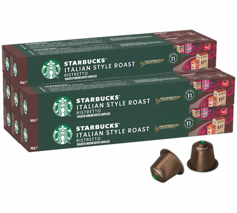 80 Nespresso* Original Compatible Capsules Italian Style Roast &ndash; STARBUCKS image number 0