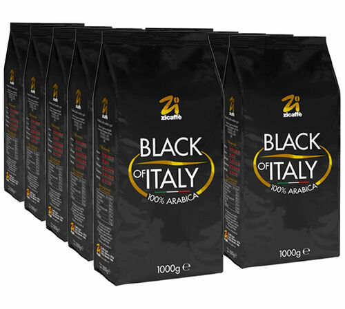 Zicaff&egrave; - Caff&egrave; in grani - Uso professionale - Black of Italy 10 kg