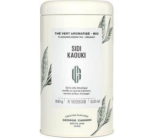 George Cannon Organic Green Tea Sidi Kaouki - 100g loose tea tin