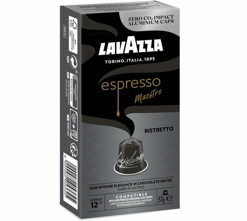 10 Nespresso* Original Compatible Capsules Ristretto &ndash; LAVAZZA