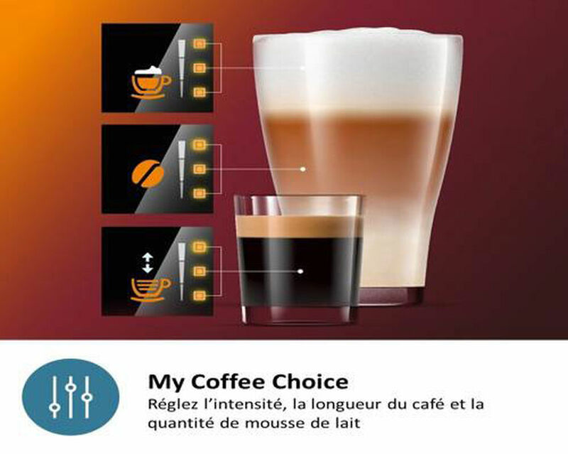 Philips - Macchina da caff&egrave; espresso automatica - SilentBrew EP5544/80 LatteGo - Silver e Rosa image number 3