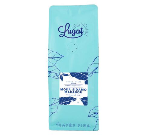 Lugat - Caff&egrave; in grani - Moka Sidamo Marabou | Etiopia - 1 kg