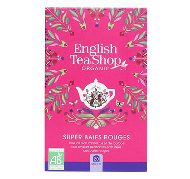 English Tea Shop Organic Super Berries Infusion - 20 tea bags image number 3