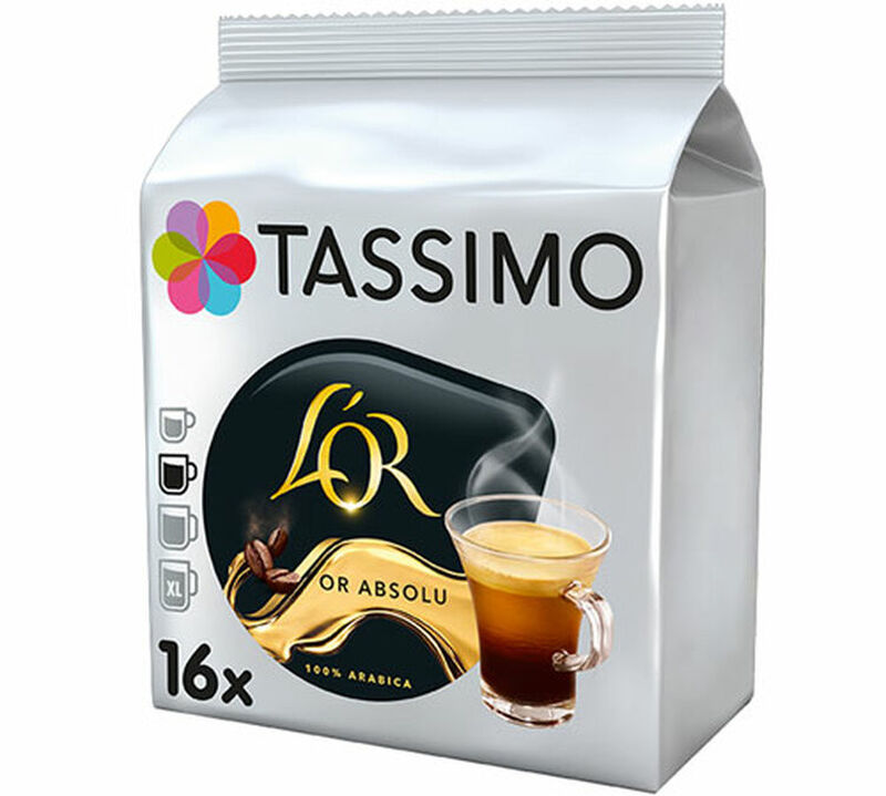 Tassimo pods L'Or Absolu x 16 T-Discs image number 1
