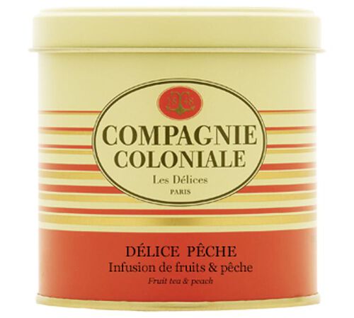 Boite Luxe Infusion D&eacute;lice P&ecirc;che - Vrac 100 g - COMPAGNIE & CO