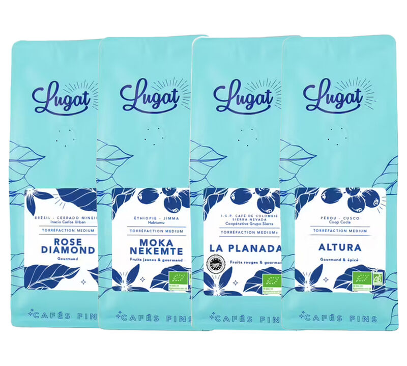 Lugat Specialty Coffee Beans Variety Pack 4 Origins - 4 x 250g image number 0