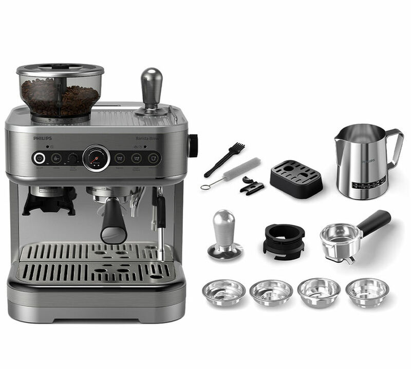 Machine expresso PHILIPS Barista Brew double bac &agrave; grains PSA3228/01 M&eacute;tal image number 9