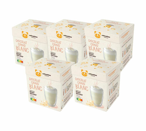 60 Nescaf&eacute;* Dolce Gusto* Compatible Pods White Chocolate &ndash; COLUMBUS