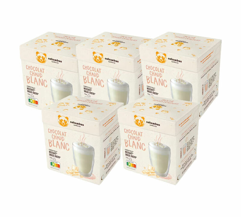 60 Nescaf&eacute;* Dolce Gusto* Compatible Pods White Chocolate &ndash; COLUMBUS image number 0