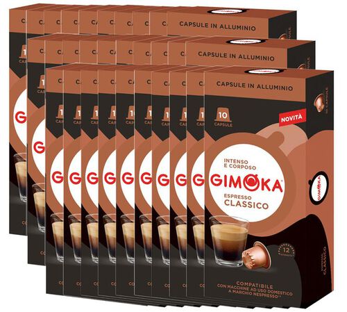 300 capsules compatibles Nespresso* Originalles Espresso Classico - GIMOKA