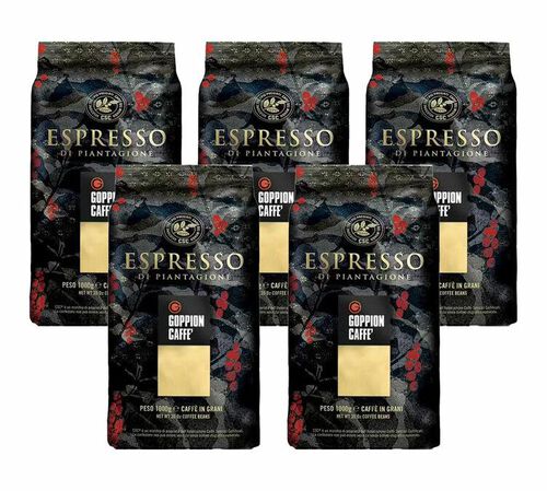 Goppion Caff&egrave; - Caff&egrave; in grani per uso professionale - Espresso di Piantagione 5 kg