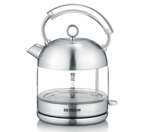 Bouilloire &eacute;lectrique WK3459 verre et inox - 1.7 L - SEVERIN