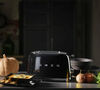Set Petit-D&eacute;jeuner grille-pain TSF01BLEU et presse-agrumes CJF11BLEU Noir - SMEG image number 5