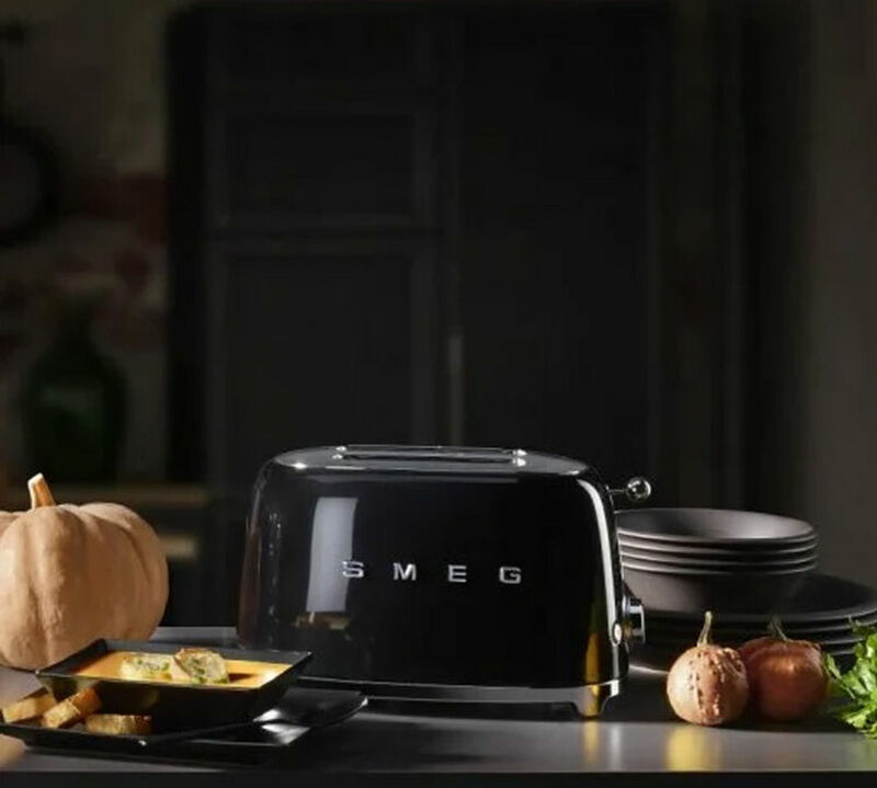 Set Petit-D&eacute;jeuner grille-pain TSF01BLEU et presse-agrumes CJF11BLEU Noir - SMEG image number 5