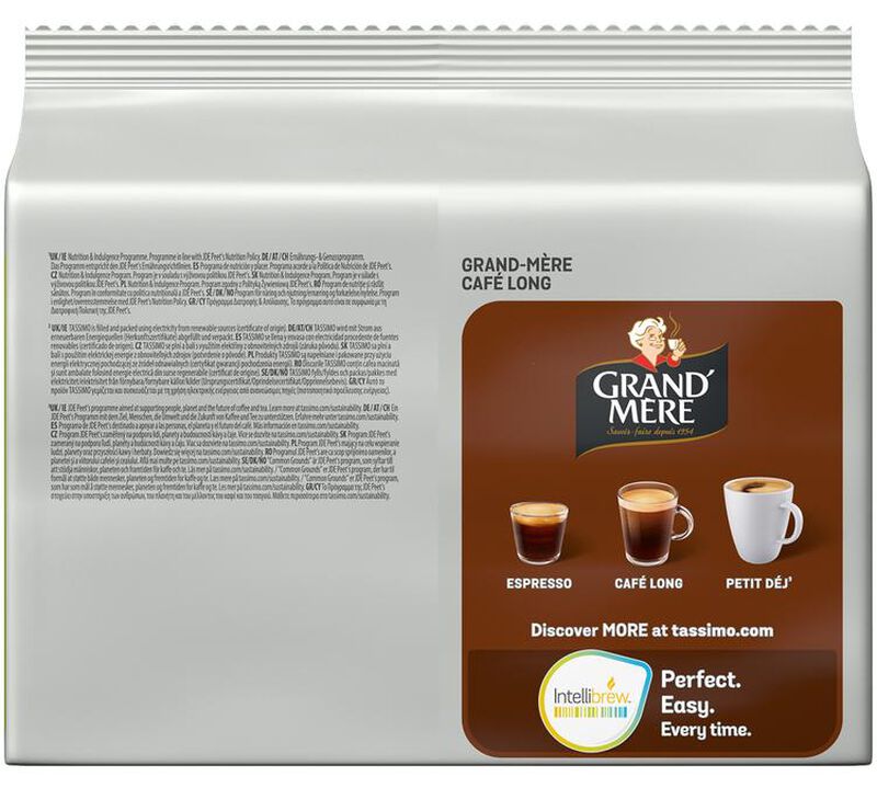 Tassimo Pods Grand M&egrave;re Caf&eacute; Long x 24 image number 1